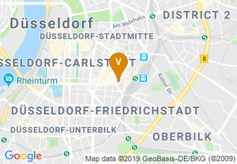 map of IntercityHotel Düsseldorf