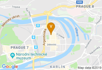 map of DOX Centre for Contemporary Art