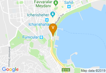 map of Baku Sports Hall