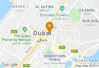 map of Central Park Towers, DIFC