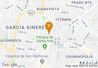 map of Holiday Inn Merida