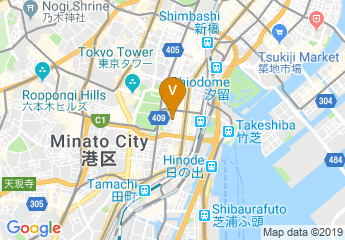 map of Convention Hall AP Hamamatsucho