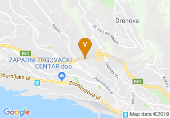 map of Pravni fakultet u Rijeci