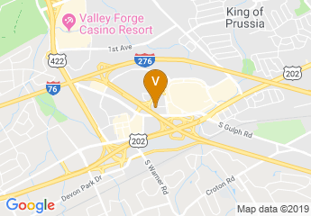 map of Holiday Inn Express & Suites King Of Prussia