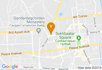 map of Holiday Inn Ulaanbaatar