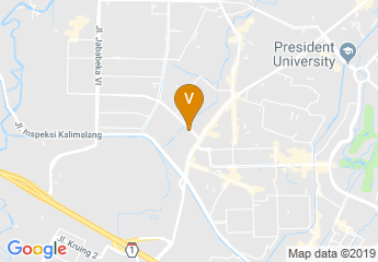 map of Holiday Inn Cikarang Jababeka