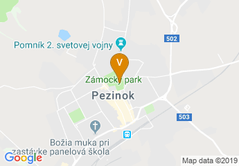 map of Pezinok