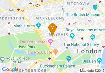 map of The Biltmore Mayfair, LXR Hotels & Resorts