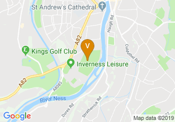 map of Bught Park Pitches