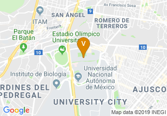 map of Faculty of Engineering, UNAM