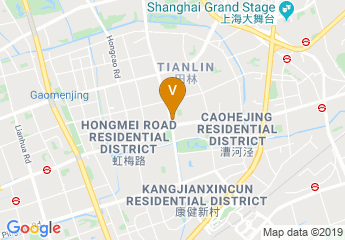 map of Shanghai Institute of Technology (West Gate)