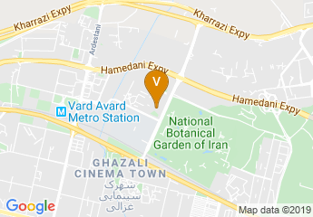 map of Iran Polymer and Petrochemical Institute