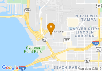 map of Hilton Garden Inn Tampa Airport
