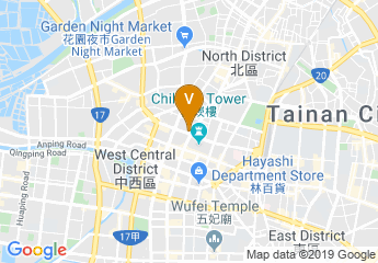 map of Tainan Fushin Hotel
