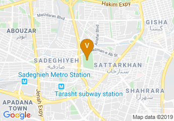map of Tarasht Power Plant
