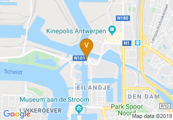 map of Port of Antwerp
