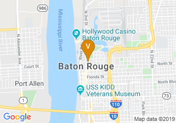 map of State Library of Louisiana