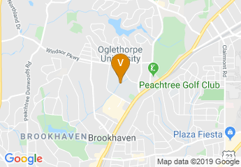 map of Oglethorpe University