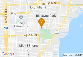 map of Miami Country Day School