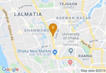 map of Gonoshasthaya Nagar Hospital Conference center,