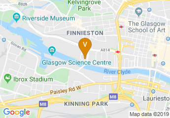 map of Radisson Red Glasgow