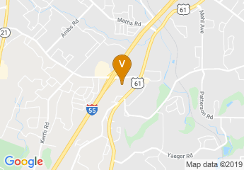 map of Hampton Inn & Suites St. Louis/South I-55