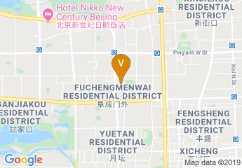 map of China Foreign Affairs University