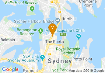 map of BridgeClimb Sydney