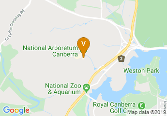 map of National Arboretum Canberra
