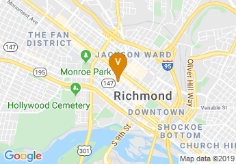 map of Linden Row Inn