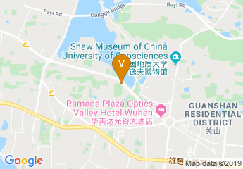 map of 武汉光谷金盾大酒店