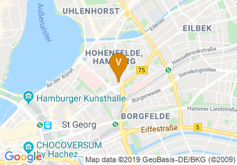 map of Novotel Hotel Hamburg City Alster