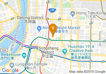 map of Hotel Royal-Nikko Taipei
