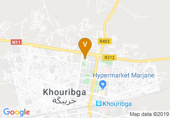 map of École nationale des sciences appliquées de Khouribga