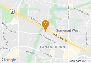 map of Embassy Suites by Hilton Portland Hillsboro, Oregon