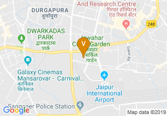 map of East Lawn Entertainment Paradise Jaipur Marriage Garden