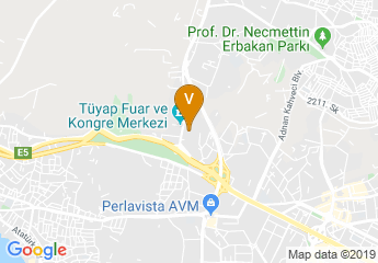 map of Tuyap Fair, Convention and Congress Center