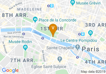 map of School Louvre