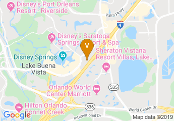 map of Hilton Orlando Lake Buena Vista