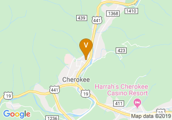 map of Cherokee Indian Fair Grounds