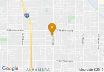 map of Phoenix Day School For the Deaf