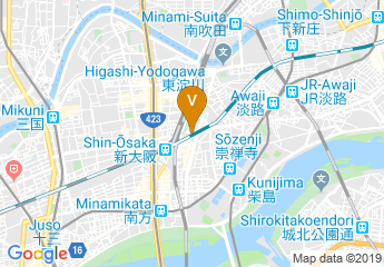 map of Osaka Corona Hotel