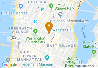 map of Webster Hall
