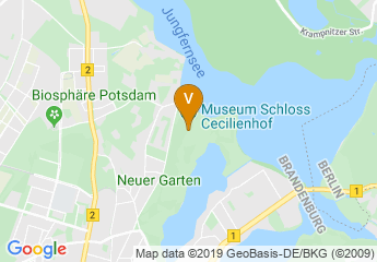 map of Cecilienhof
