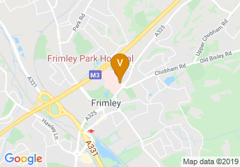 map of Frimley Park Hospital