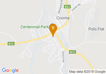 map of Cooma Ex-Services Club