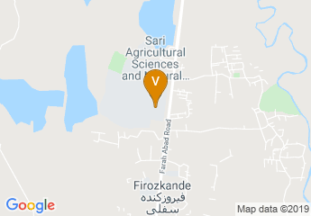 map of Sari Agricultural Sciences and Natural Resources University
