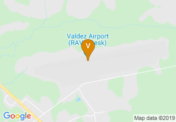 map of Valdez Airport (RAVN Desk)