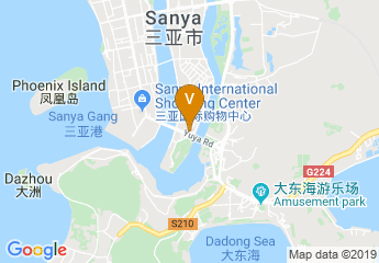 map of 三亚中心皇冠假日酒店
