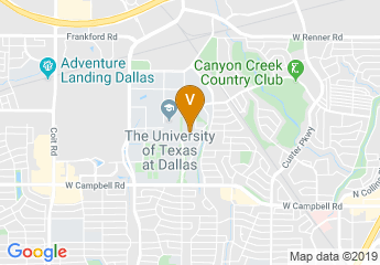 map of Naveen Jindal School of Management - UT Dallas